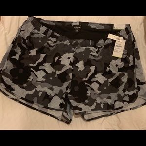 Women’s running shorts.